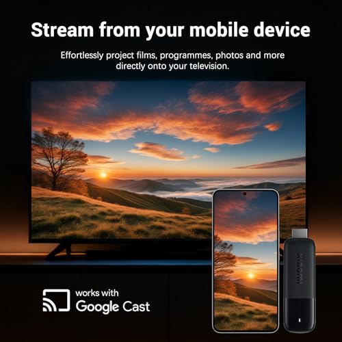 Image of Xiaomi TV Stick 4K (2nd Gen),Xiaomi Streaming Stick Compatible with Google TV, Google Cast, Voice Remote Control, Compatible with Wi-Fi 6, HDR10, Dolby Vision, Dolby Atmos and DTS:X, Free Channels