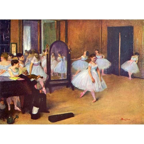 Toile de Degas La salle de danse pour décorer votre salon