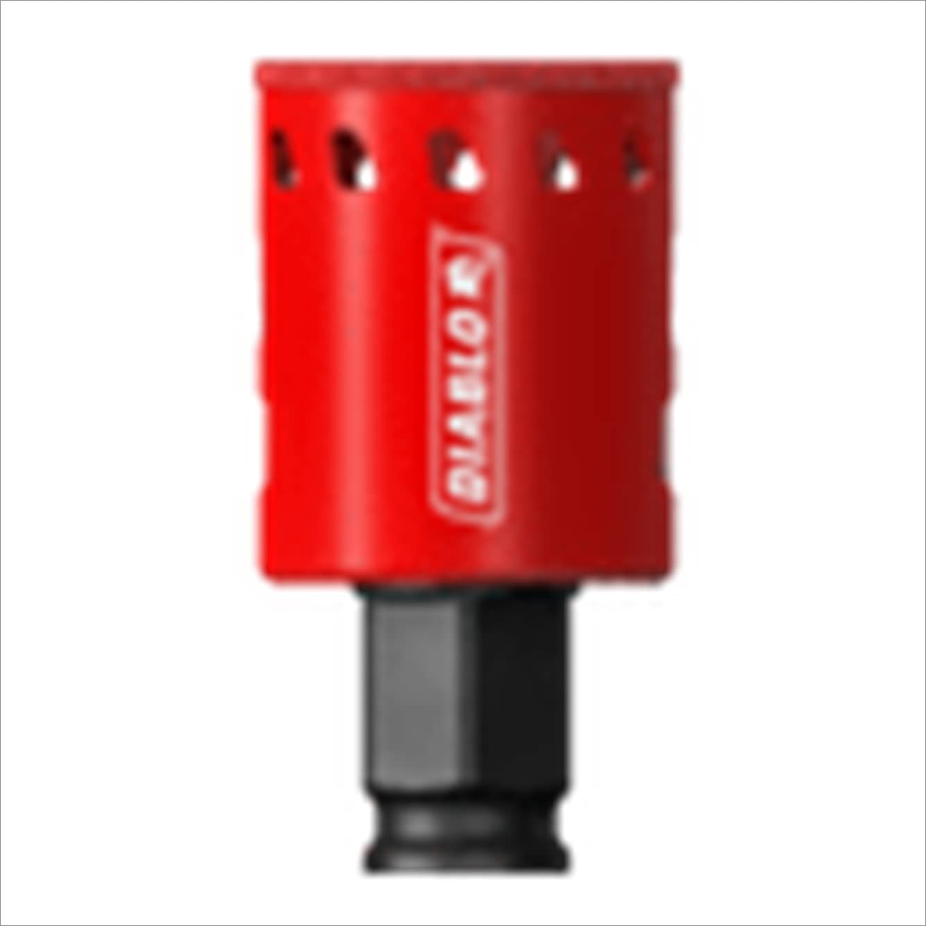 DiabloDiamond Grit Hole Saw - Compatible with Snap-Lock Plus Mandrel System, No Pilot Bit Needed - 1-3/8" Diameter - DHS1375DG