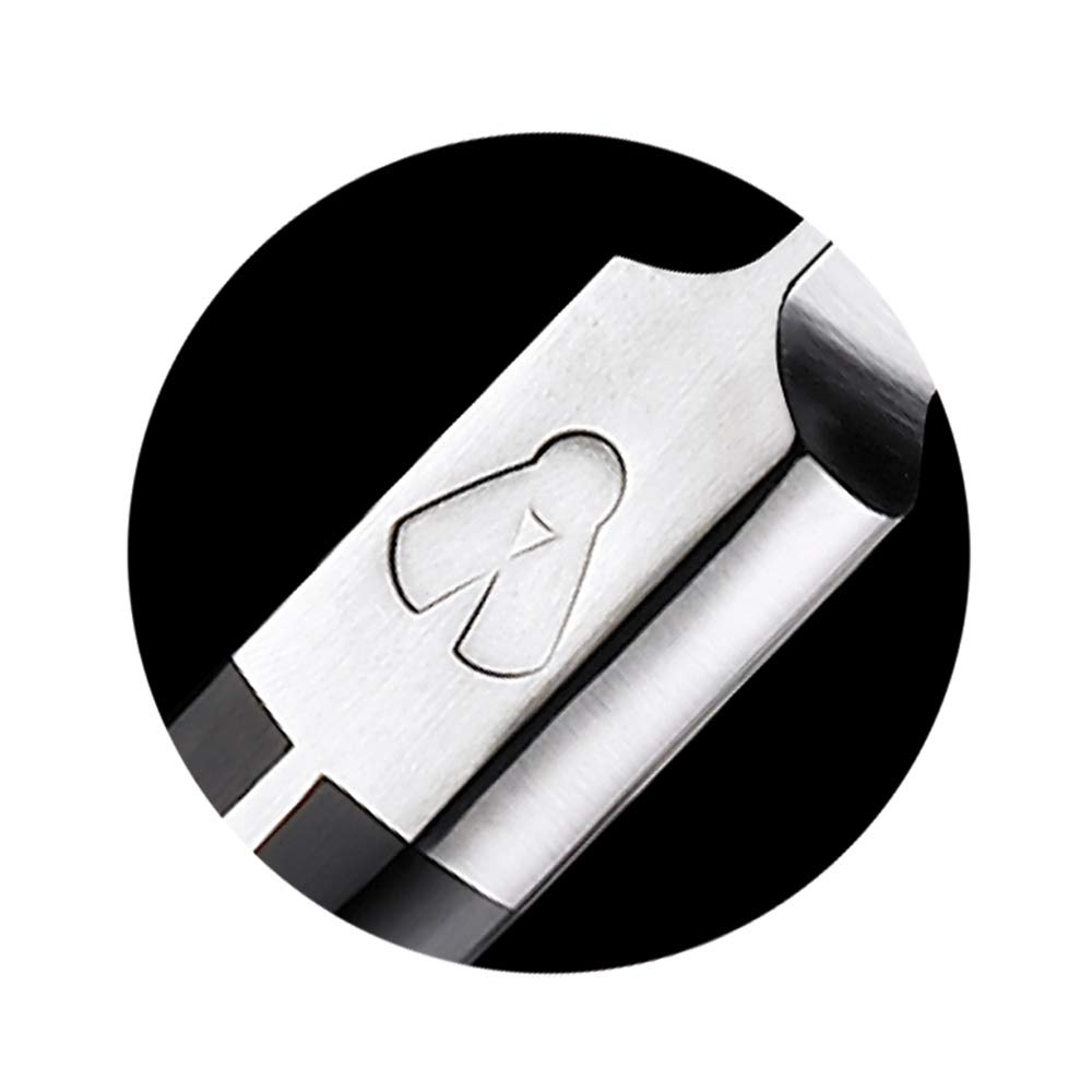 Laguiole Expression- Couteau Santoku - Couteau de cuisine lame en acier inox haute qualité 18 cm - Manche ergonomique
