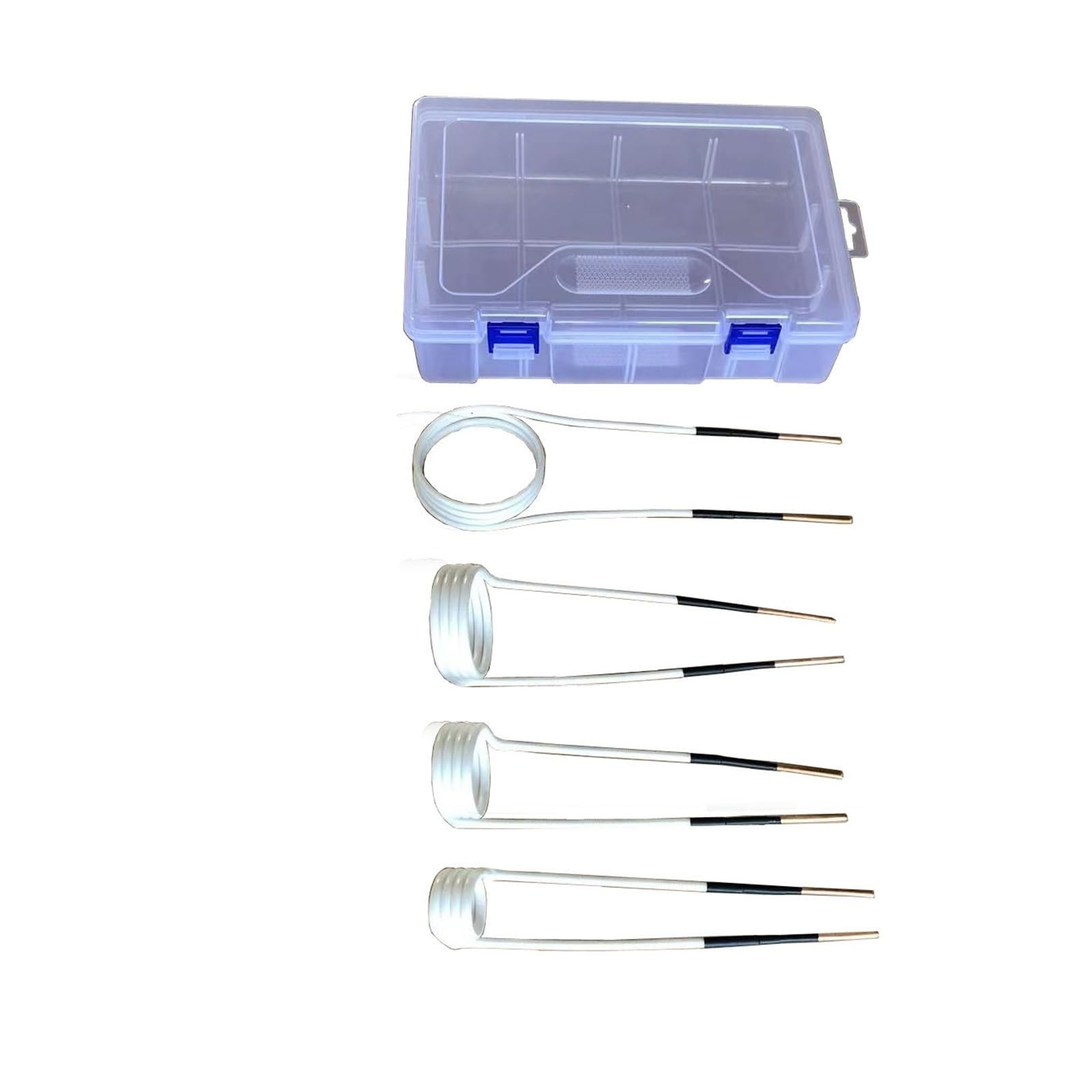 Kit Bobine Riscaldamento A Induzione 4 Pezzi | Per Riscaldatore HVAC, Fino A 1200°C, Fil Di Ottone, Diametri 20/30/40 Mm + Piatta - 11