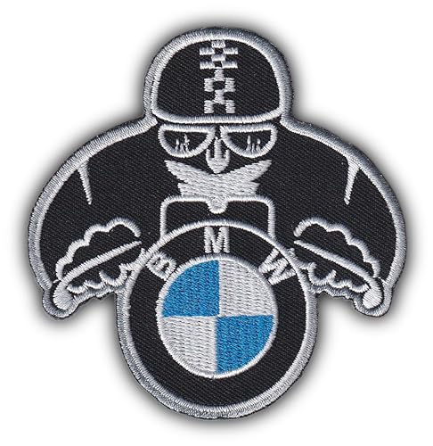 Patch Café Racer 10x3 Cm Ecusson Thermocollant Moto De Course