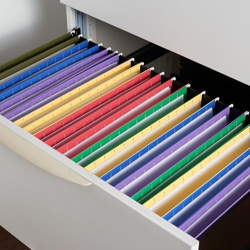 Image of Staples Hanging File Folders, Legal, Standard Green, 5-Tab, 50 /Ctn