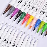 12 colores preciosos: mezcla hermosamente para añadir dimensión a tu obra de arte. Perfecto para letras y caligrafía, planificador escolar, diario de notas, líneas de diario, cuaderno de notas, notas de bicicleta, línea adicional, calendario.