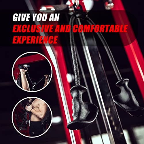 Kkh Ergonomic Triceps Rope Pull Down With Anti-Slippery Natural Rubber Grip For Activating More Muscle Fibers-Gym Rope For Push Downs, Triceps Pull Downs Crunches, Facepulls, 36" Rope Length.… #TOP5
