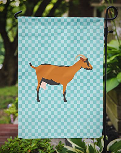 Drapeau Oberhasli Goat multicolore double face résistant aux UV pour mât de jardin rustique - 4