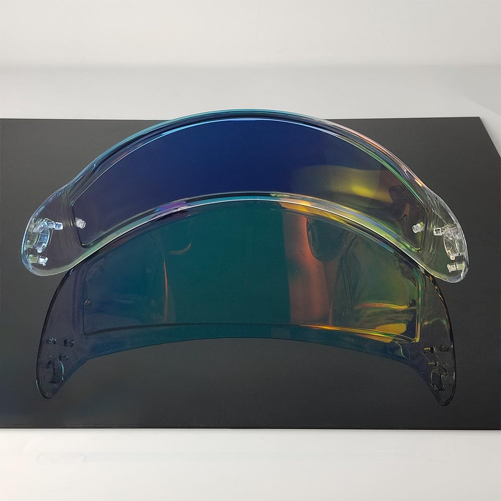 Motocicleta Protector solar V16 for casco MT Atom, visera Sv (plateado, for uso diurno)