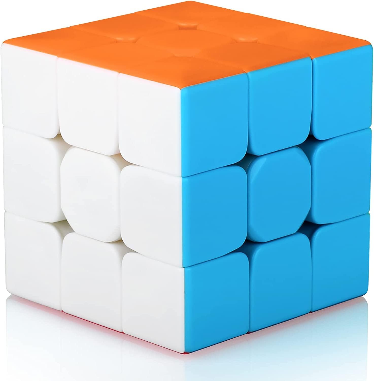 Speed ​​Cube 3x3 Stickerless, Fast and Smooth 3x3x3 Magic Cube, Christmas Gift for Kids & Adult (Speed Cube 3x3)