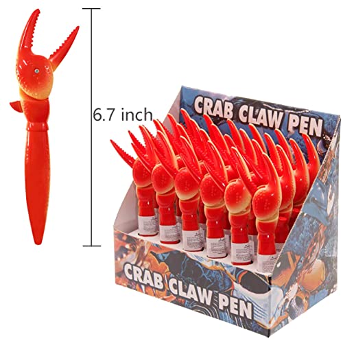 3 Pcs Funny Crab Claw Legs Pen Ballpoint Pens For Kids Children Students Kawaii School Stationery Supplies (Crab Feet-3) #TOP6