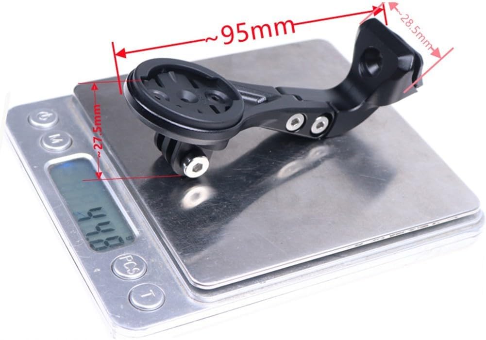 Bicycle Computer Holder Mount For Garmin GPS SLR7/9 Bike Compatible Black ABS 95/105mm Lightw(Short)