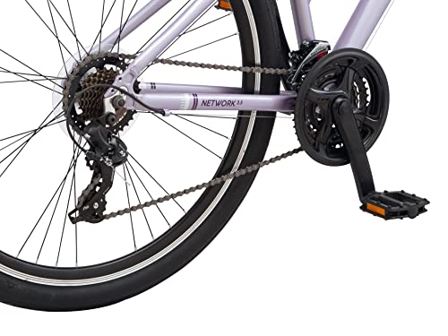 Schwinn Network 3.5 Hybrid Bike, 700c Mens and Womens Bike,
