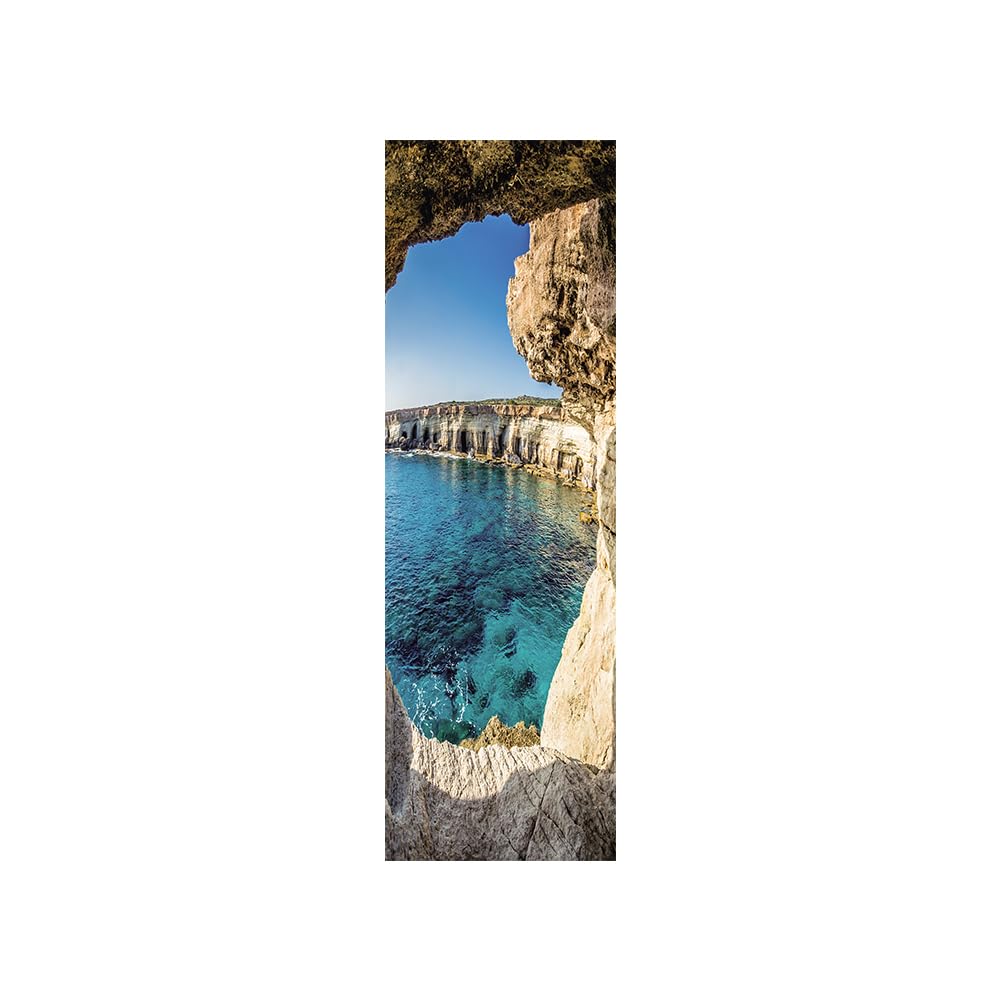 Adesivi per frigo per porte intere e porte Mare blu autoadesivi carta da parati professionale in vinile 60X150CM