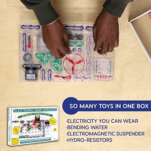 Snap Circuits Snaptricity, Electronics Exploration Kit (Stem Building), For Kids 8+ #TOP1