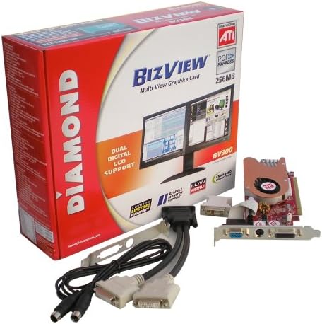 Diamond BizView BV300 PCI Express 256MB Multi View Graphics Card