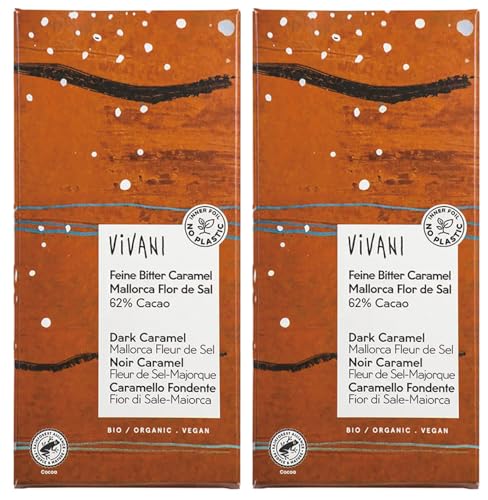 無添加 ViVaNiオーガニックダークチョコレート クランベリー 100g×2個ネコポス キャラメルクリスプとマヨルカ海塩のカリッとした食感 まろやかな甘みと塩味 ・有機カカオ62%