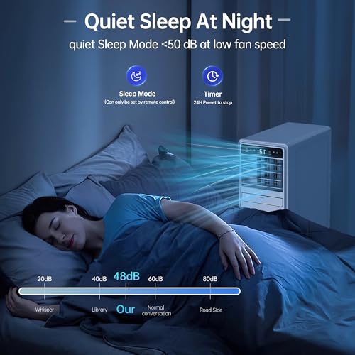 Image of 12000BTU Portable Air Conditioners with Remote, Floor Standing Cooling Portable AC Unit with Fan & Dehumidifier,Sleep and Timer Mode,For Room up to 500 sq.ft, Windows Sealing Kit Included