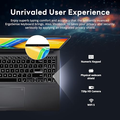 ASUS Vivobook 16 pulgadas Laptop Intel Core i7-1355U 24GB RAM miniatura 7