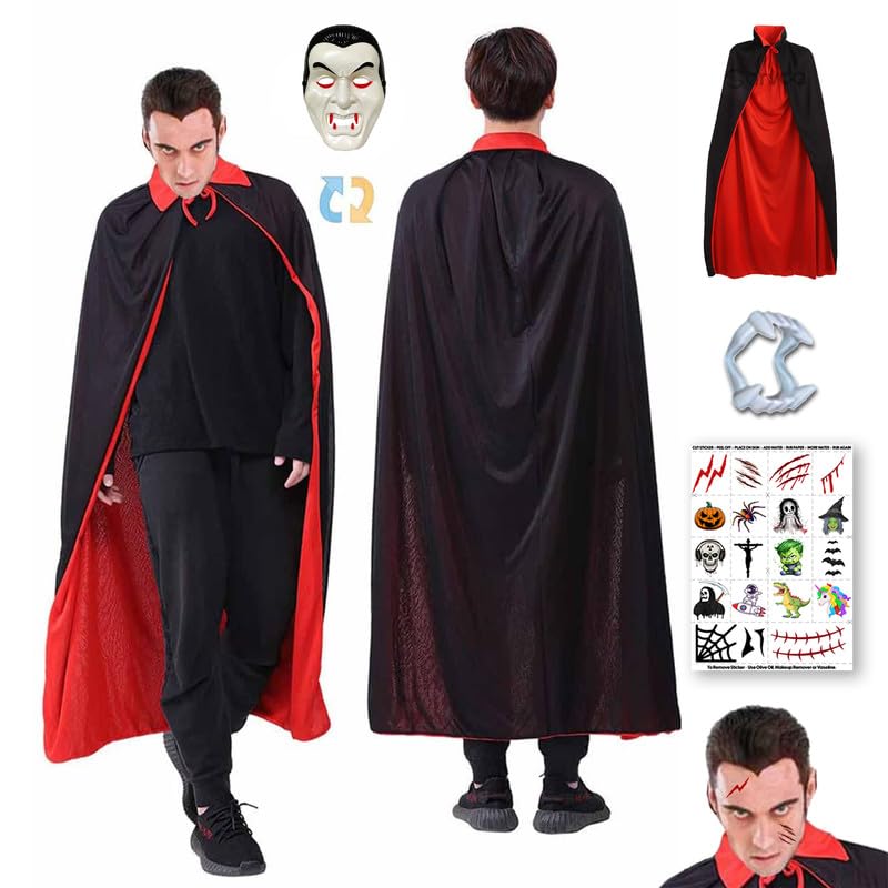 Image of Sarvda Halloween Dress | Costume and Accessories | For Girls and Boys | Kids & Adults | Vampire Witch Ghost Skeleton Draculla Pumpkin Scary Cosplay Dress