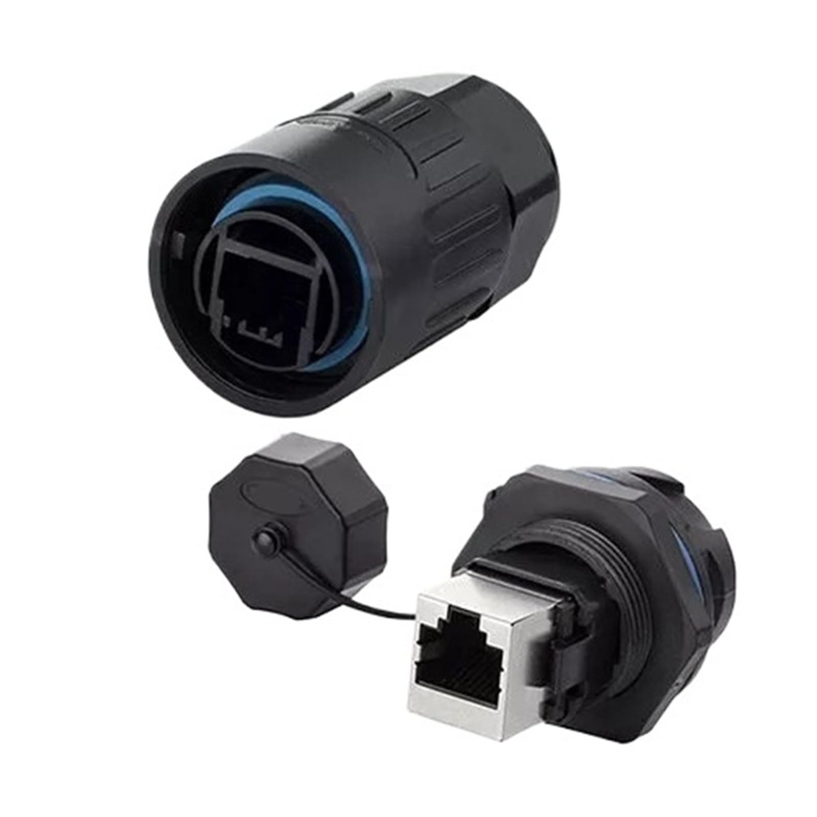 Connettore Ethernet circolare RJ45 e presa for esterni impermeabile IP67