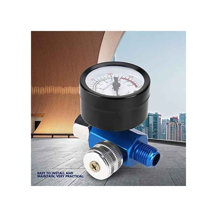 Buy 1/4”Air Spray Gun Pressure Regulator,010BAR 0150PSI pneumatic