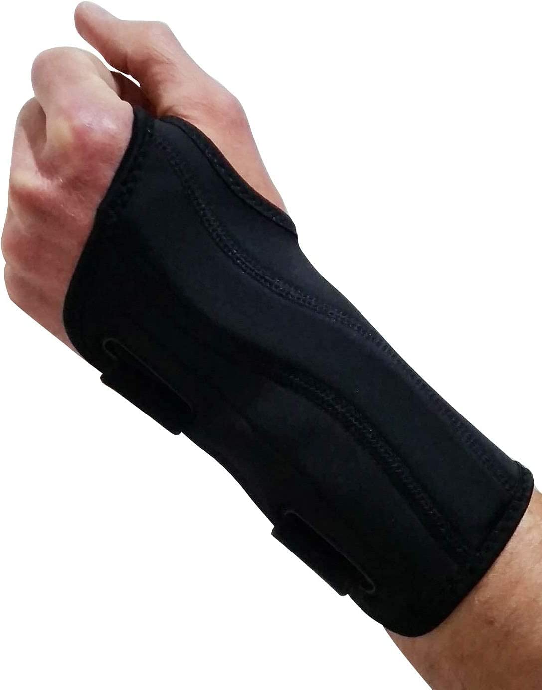Tunnel Wrist Brace Night Support - Wrist Splint Arm Stabilizer & Hand Brace for Carpal Tunnel Syndrome Pain Relief Compression Sleeve (Left)