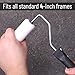 Bates- Paint Roller 4 Inch Paint Roller Frame with 2 Foam Covers