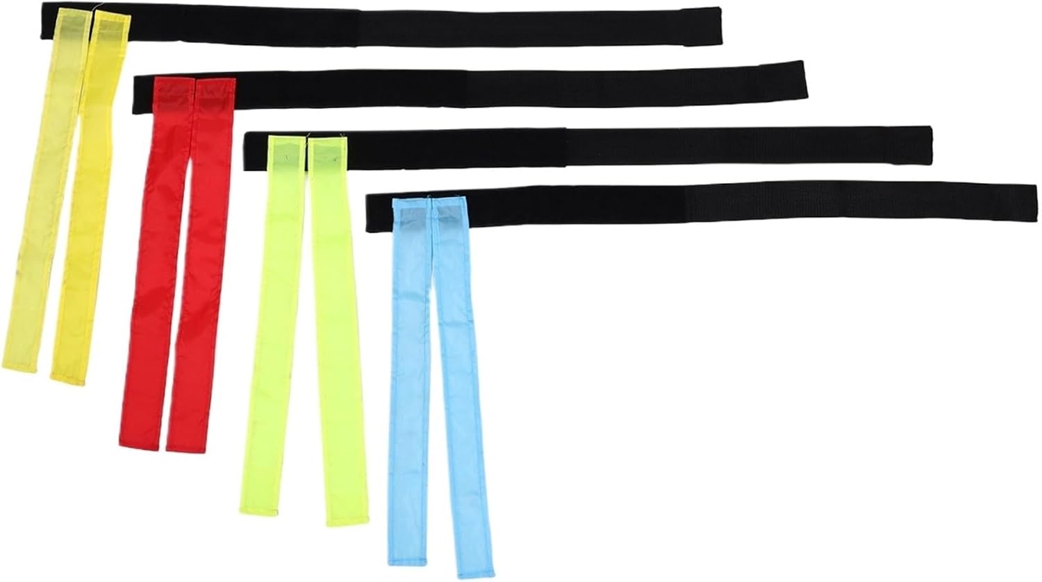 8Pcs Flag Football Belts Rugby Waist Flags Outdoor Training Game Lightweight Comfortable