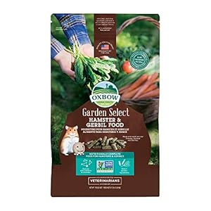 Oxbow Animal Health Garden Select Hamster And Gerbil Food, Garden-Inspired Recipe for Hamsters And Gerbils, Non-GMO, Made In The USA, 1.5 Pound Bag