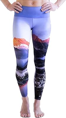 Colorado Threads Majestic Yoga Pant-Printed-M Womens Active Workout Yoga Leggings Printed