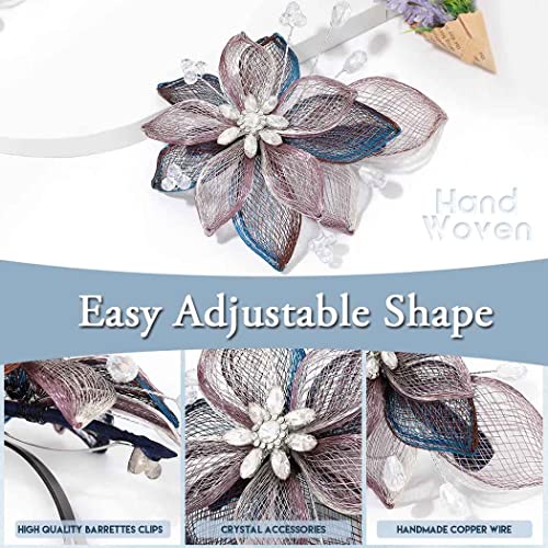 Campsis Women Hair Barrettes Clips Handmade Crystal Hair Clips Elegant Copper Wire Hair Accessories For Women And Girls #TOP5