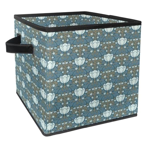 Boîte de rangement pliable tissu cube pour optimiser les placards - 2