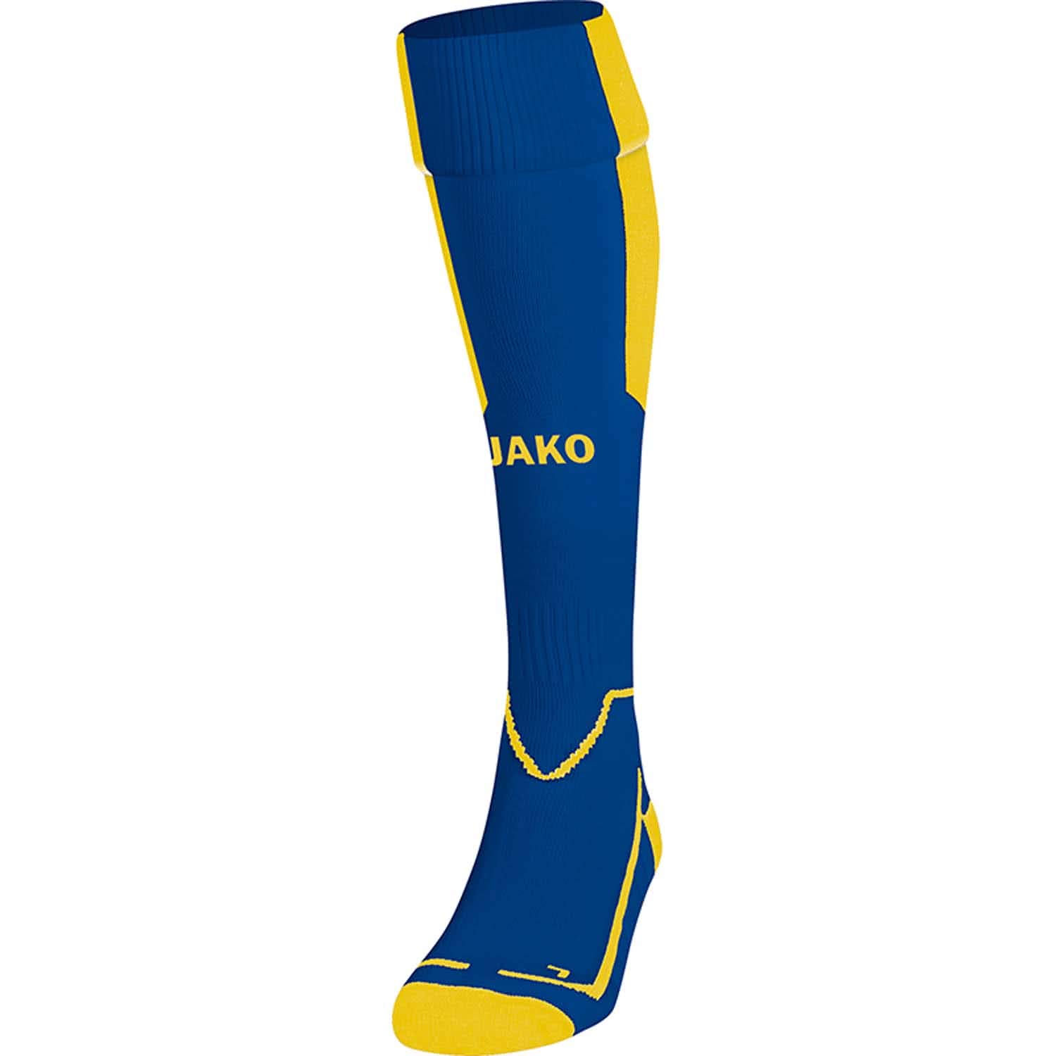 JAKO Stump socks Lazio 3866, Multicoloured (Royal / Citro), 4 (39-42)