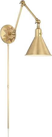 Crystorama Morgan 1 Light Aged Brass Task Sconce