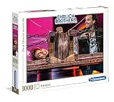 Clementoni 59177 Ehrlich Brothers Puzzle 1.000 Teile, farbenfrohes Erwachsenenpuzzle, für kleine & große Magie-Fans, mit Streckbank-Motiv, Geschicklichkeitsspiel ab 10 Jahren