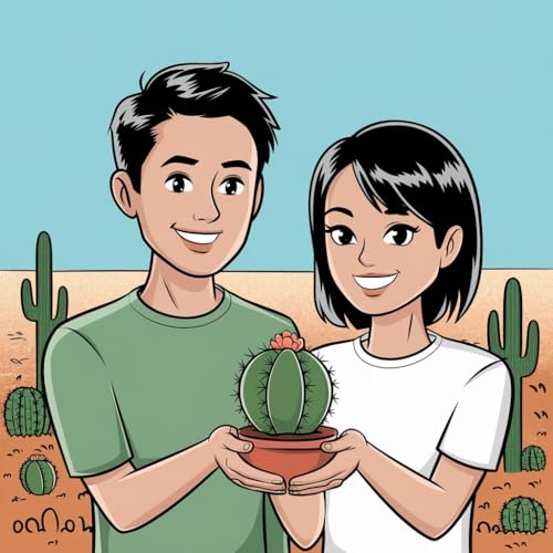 Kaktus, growbro Anzuchtset inkl. Sprühflasche, Geburtstagsgeschenk, Sukkulenten, Geschenke für Frauen & Männer, Gastgeschenk, Zimmerpflanzen, Garten Geschenk, Cactus
