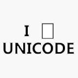 I Love Unicode Sticker Vinyl Bumper Sticker Decal Waterproof 5
