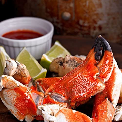 Jonah Crab Claws Frozen (5 lbs)->Juicy Crab Meat, Crab Snacks, Best with Crab Leg Cracker Tools, Seafood Scissor & Forks (Items not included)- Wild-Caught, Antibiotic Free - Get Maine Lobster