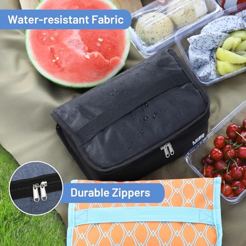 MIER Lancheira congelável, mini refrigerador congelável, pequeno, portátil, isolado, lancheira, free