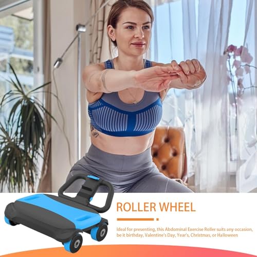 Rueda abdominal para mujeres con rebote automático y base estable 3