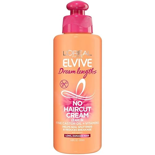 L'Oreal Paris Elvive Dream Lengths - Acondicionador sin enjuague en crema sin corte de pelo, 6.8 onzas líquidas
