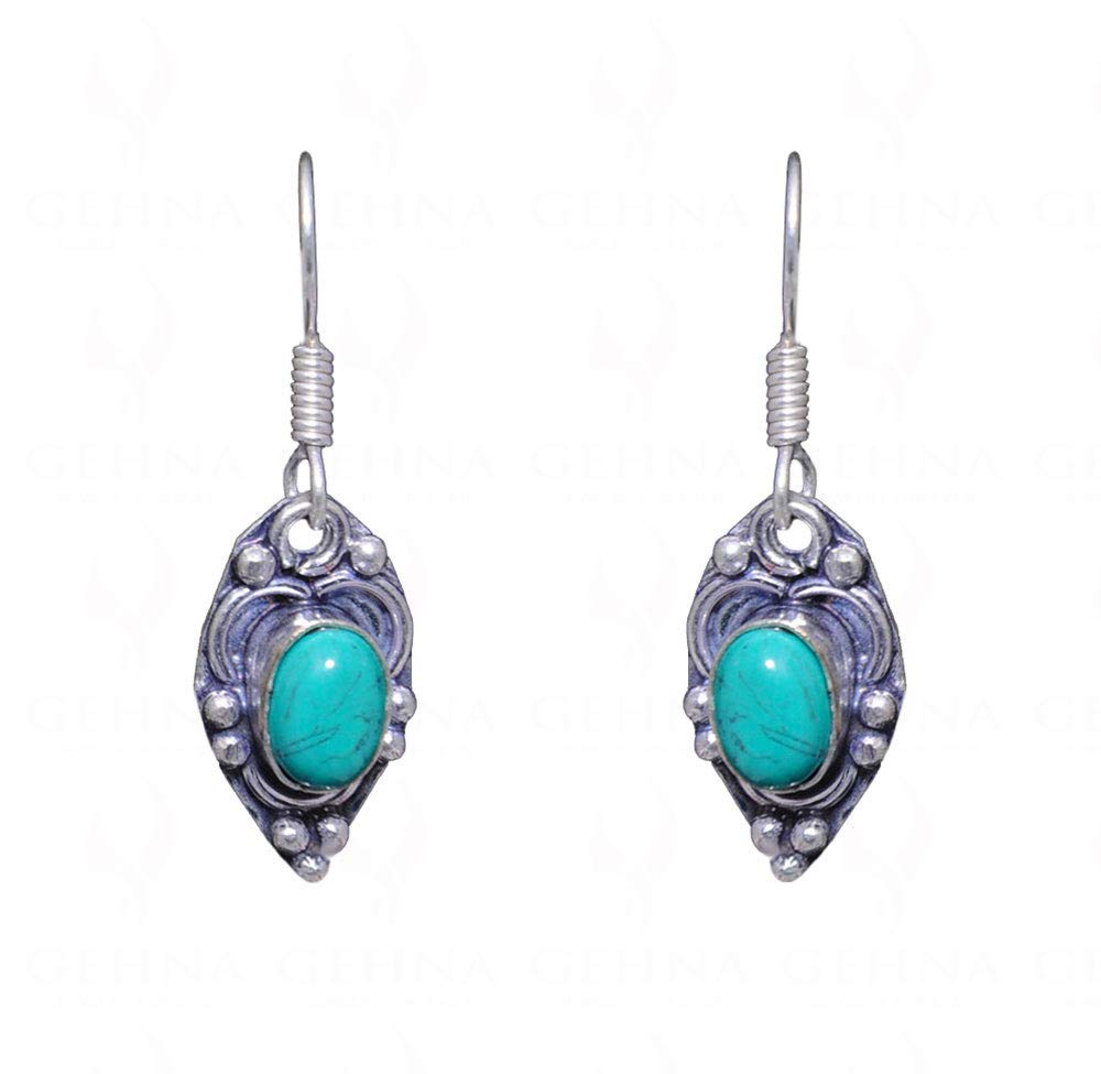 Gehna Jaipur Turquoise Gemstone Studded Earring GE011111 (B074K8RDCT) Amazon Price History, Amazon Price Tracker