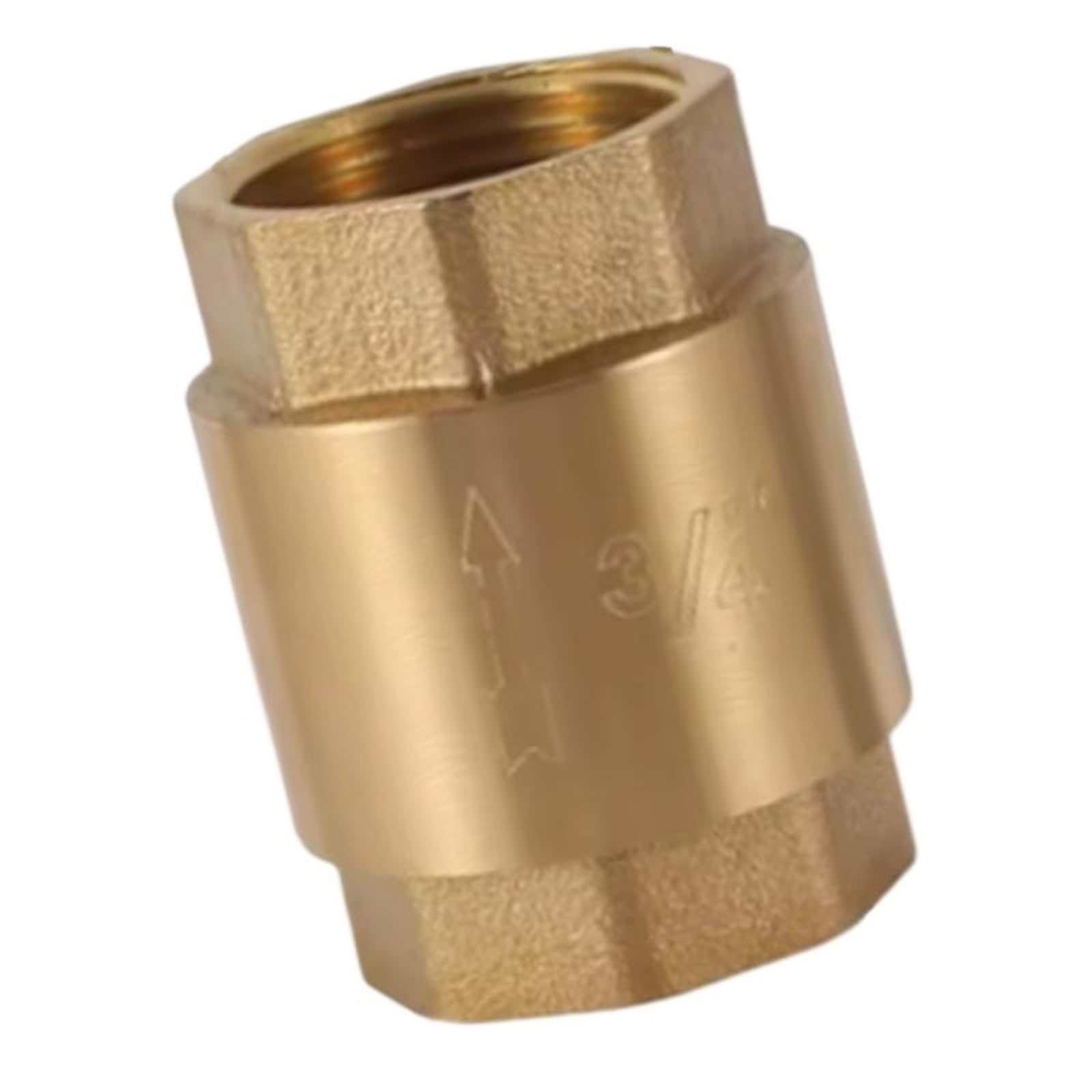 DN20/DN15 Brass Inline Spring Check Valves Non Return Valves(DN15 for Medium)
