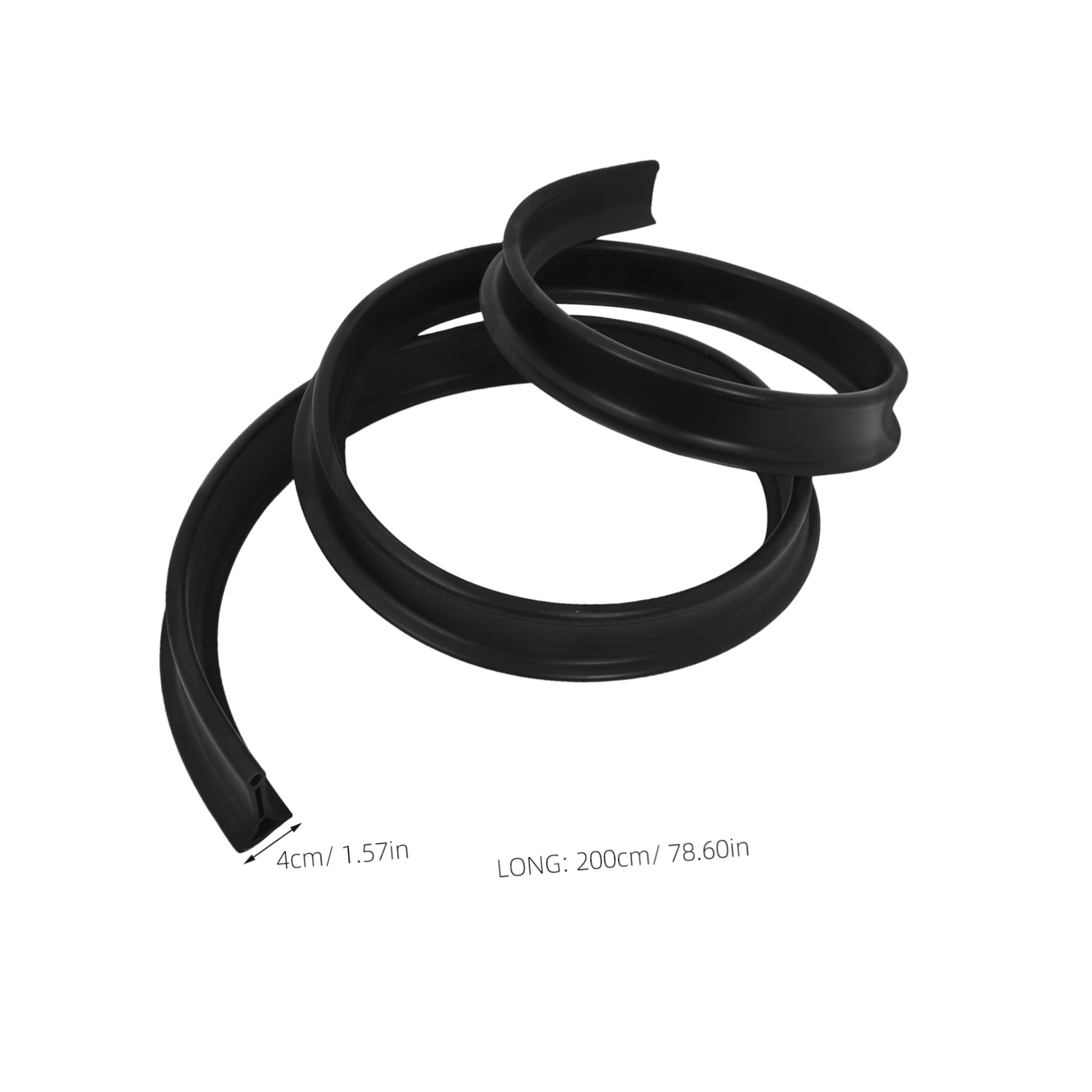 Unomor Shower Corner Water Guard Self Adhesive Silicone Water Barrier for Bathroom Shower and Sink Efficient Splash Protection and Waterproofing for Floors