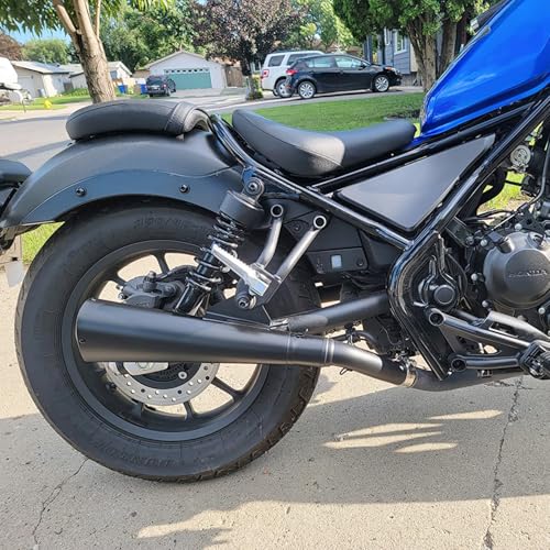 Lorababer Tube de Tuyau de Silencieux D'échappement de Moto pour CMX500 Rebel 500 2017 2018 2019 2020 2021 2022 2023 2024, Tuyau de Liaison D'échappement de...
