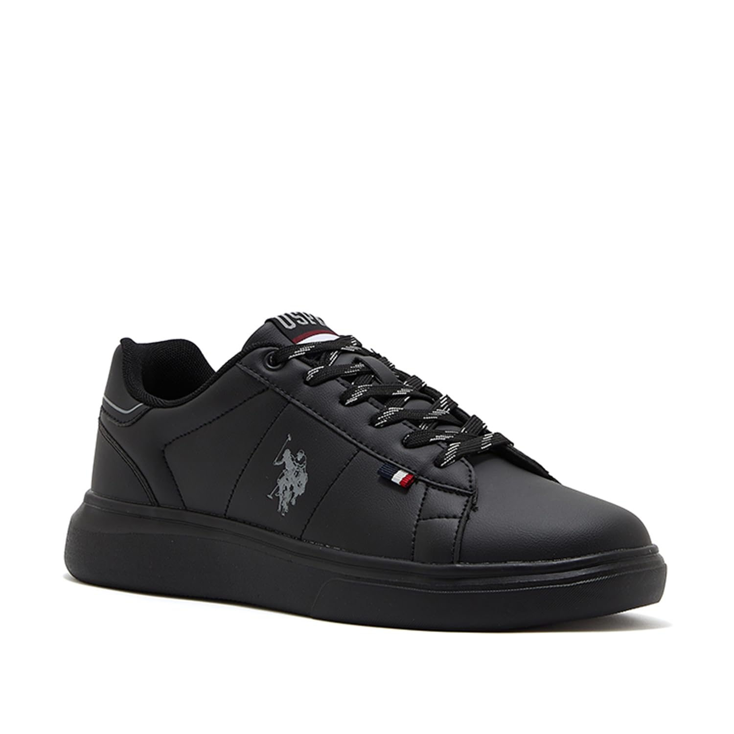 U.S. POLO ASSN Men's 4M Ares Glb 4Fx Low Top Sneakers 43 EU Black
