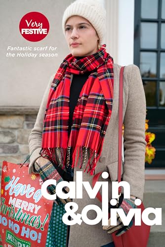 Image of CALVIN & OLIVIA Lightweight Ultra-Soft Scarf - Perfect Holiday Gift for Men & Women