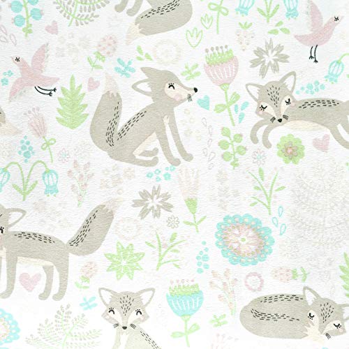 Lush Decor Baby Pixie Fox Geo Micro Mink Capa para trocador de fralda, multicolorida