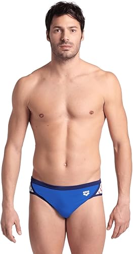 Arena Men's Icons Solid Swim Briefs Professional Training Swimsuit Sports Trunk 