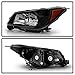 ACANII - For Subaru Forester [Halogen Model Only] 2014-2016 Black Housing Headlights Headlamps Assembly Pair Left+Right