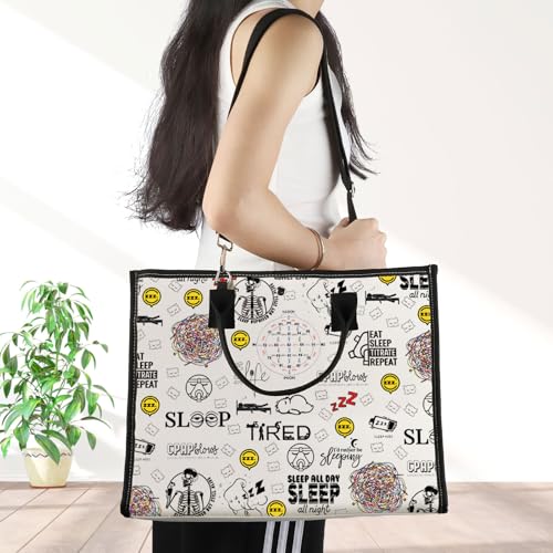Bolso tote JNIAP Sleep Tech - Regalos para tecnólogos del sueño, regalos para el equipo de medicina del sueño, bolso para técnicos RPSGT miniatura 6